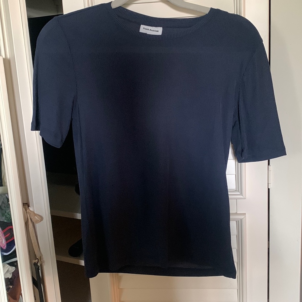 Blue heathers top
